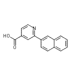 CAS 登录号：100004-92-0， 2-(2-萘基)异烟酸