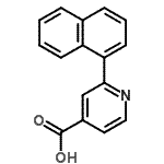 CAS 登录号：100004-93-1， 2-(1-萘基)异烟酸