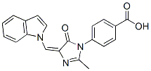 CAS 登录号：100039-63-2， 4-[(4E)-4-(吲哚-1-基亚甲基)-2-甲基-5-氧代-咪唑-1-基]苯甲酸