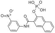 CAS 登录号:10019-03-1, N-(3-硝基苯基)-3-(磷酰氧基)萘-2-甲酰胺