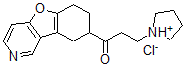 CAS 登录号：100365-96-6， 3-吡咯烷-1-鎓-1-基-1-(6,7,8,9-四氢-[1]苯并呋喃并[3,2-c]吡啶-8-基)丙-1-酮氯化物