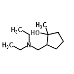 CAS 登录号：100535-14-6， 2-[(二乙基氨基)甲基]-1-甲基环戊醇