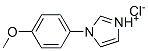 CAS#: 10058-11-4， 1-(4-Methoxyphenyl)-1H-Imidazolium Chloride