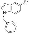 结构式 CAS# 10075-51-1, 1-苄基-5-溴-1H-吲哚