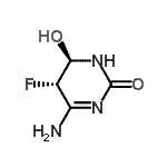 CAS 登录号：100814-60-6， (5S,6R)-4-氨基-5-氟-6-羟基-5,6-二氢-2(1H)-嘧啶酮