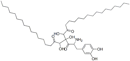 CAS 登录号：100858-16-0， 1,3-二棕榈酰-2-(2-氨基-3-(3,4-二羟基苯基)丙酰)丙烷-1,2,3-三醇