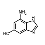 CAS 登录号：100868-27-7， 7-氨基-1H-苯并咪唑-5-醇