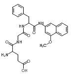 CAS 登录号：100940-58-7， alpha-谷氨酰甘氨酰-N-(4-甲氧基-2-萘基)苯丙氨酰胺