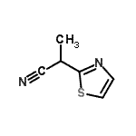 CAS 登录号：101010-75-7， 2-(1,3-噻唑-2-基)丙腈
