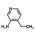CAS 登录号：101084-17-7， 4-乙基-3-吡啶胺