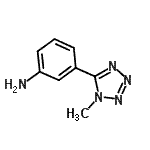 CAS 登录号：101258-12-2， 3-(1-甲基-1H-四唑-5-基)苯胺