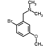 CAS#: 10126-37-1， 1-(2-Bromo-5-Methoxyphenyl)-N,N-Dimethylmethanamine