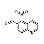CAS 登录号：101327-85-9， 5-硝基-6-喹啉甲醛