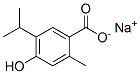 CAS#: 1014-52-4， Sodium 4-Hydroxy-2-Methyl-5-Propan-2-Ylbenzoate