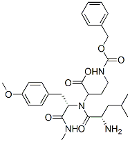 CAS 登录号：101470-42-2， N-(3-N-(苄氧羰基)氨基-1-羧基丙基)亮氨酰-O-甲基酪氨酸N-甲基酰胺