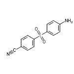 CAS 登录号：101533-57-7， 4-[(4-氨基苯基)磺酰基]苯甲腈