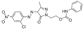 CAS 登录号：10155-52-9， 2-[4-[(2-氯-4-硝基苯基)偶氮]-2,4-二氢-5-甲基-3-氧代-3H-吡唑-2-基]乙基苯氨甲酸酯