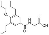 CAS 登录号：101564-63-0， 4-烯丙氧基-3,5-二丙基马尿酸