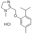 CAS 登录号：101564-98-1， 1-甲基-2-(2-百里酚甲基)-2-咪唑啉盐酸盐