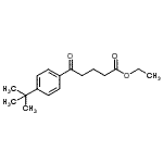 CAS#: 101577-33-7， Ethyl 5-[4-(2-Methyl-2-Propanyl)Phenyl]-5-Oxopentanoate