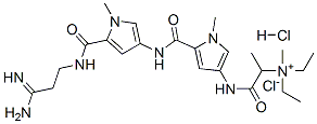 CAS 登录号：101772-45-6， [2-[[5-[[5-[(3-氨基-3-亚氨基-丙基)氨基甲酰]-1-甲基-吡咯-3-基]氨基甲酰]-1-甲基-吡咯-3-基]氨基]-2-氧代-乙基]-三乙基-铵氯化物盐酸盐