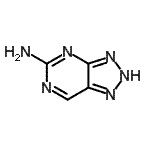 CAS 登录号：10179-84-7， 2H-[1,2,3]三唑并[4,5-d]嘧啶-5-胺