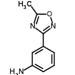 CAS 登录号：10185-69-0， 3-(5-甲基-1,2,4-恶二唑-3-基)苯胺