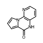 CAS 登录号：102064-36-8， 吡啶并[3,2-e]吡咯并[1,2-A]吡嗪-6(5H)-酮