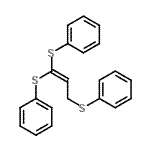 CAS#: 102070-37-1， 1,1,3-Tris(phenylthio)-1-propene