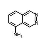 结构式 CAS# 102072-84-4, 5-酞嗪胺