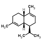 CAS 登录号：10208-80-7， (1S,4aS,8aR)-1-异丙基-4,7-二甲基-1,2,4A,5,6,8A-六氢萘