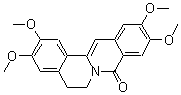 CAS#: 10211-78-6， 5,6-Dihydro-2,3,10,11-Tetramethoxy-8H-Dibenzo[a,g]Quinolizin-8-One
