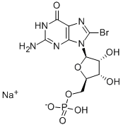 CAS#: 102213-02-5， 8-Bromo-5'-Guanylic Acid Monosodium Salt