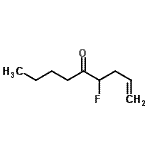 CAS 登录号：102283-51-2， 4-氟-1-壬烯-5-酮