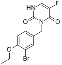 CAS#: 102613-15-0， 3-[(3-Bromo-4-Ethoxyphenyl)Methyl]-5-Fluoro-1H-Pyrimidine-2,4-Dione