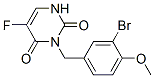 CAS#: 102613-16-1， 3-[(3-Bromo-4-Methoxyphenyl)Methyl]-5-Fluoro-1H-Pyrimidine-2,4-Dione