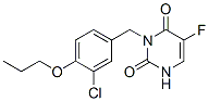 CAS#: 102613-24-1， 3-[(3-Chloro-4-Propoxyphenyl)Methyl]-5-Fluoro-1H-Pyrimidine-2,4-Dione
