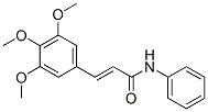 CAS 登录号:10263-44-2, (E)-N-苯基-3-(3,4,5-三甲氧基苯基)丙-2-烯酰胺