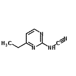 CAS 登录号：102739-39-9， (4-乙基-2-嘧啶基)氰胺