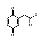 CAS 登录号：10275-07-7， (3,6-二氧代-1,4-环己二烯-1-基)乙酸