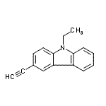 CAS 登录号：102792-38-1， 9-乙基-3-乙炔基-9H-咔唑