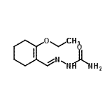 CAS 登录号：102879-70-9， (2E)-2-[(2-乙氧基-1-环己烯-1-基)亚甲基]氨基甲酰肼