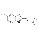 CAS 登录号：103038-17-1， 3-(6-氨基-1,3-苯并噻唑-2-基)丙酸