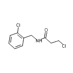 CAS#: 103038-66-0， 3-Chloro-N-(2-Chlorobenzyl)Propanamide