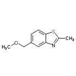 CAS 登录号：103205-18-1， 5-(甲氧基甲基)-2-甲基-1,3-苯并噻唑
