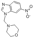 CAS 登录号：103248-19-7， 1-(吗啉-4-基甲基)-6-硝基苯并咪唑