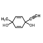 CAS 登录号：103262-79-9， 1-乙炔基-4-甲基-2,5-环己二烯-1,4-二醇