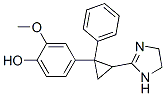 CAS#: 103419-20-1， 4-[2-(4,5-Dihydro-1H-Imidazol-2-Yl)-1-Phenylcyclopropyl]-2-Methoxyphenol