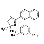 CAS 登录号：103562-39-6， 2-[1-(3,5-二甲基苯基)-2-萘基]-4,4-二甲基-4,5-二氢-1,3-恶唑