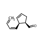 CAS 登录号：103618-29-7， (1R,2R)-2-[(1Z)-1,3-丁二烯-1-基]-3-环戊烯-1-甲醛